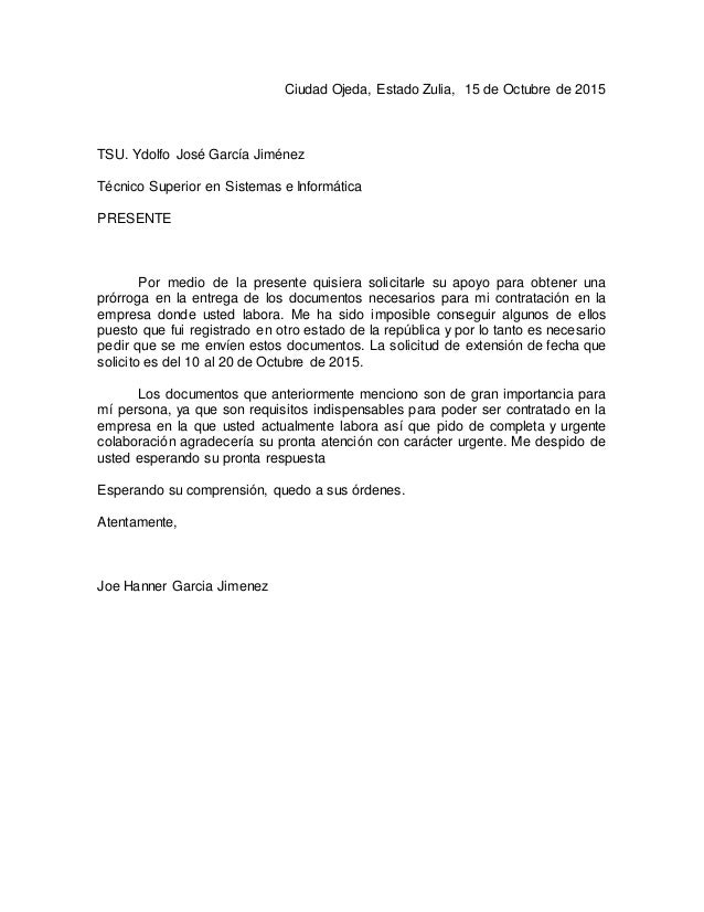 Ejemplo de carta Eiberth Arias Lenguaje y Comunicacion