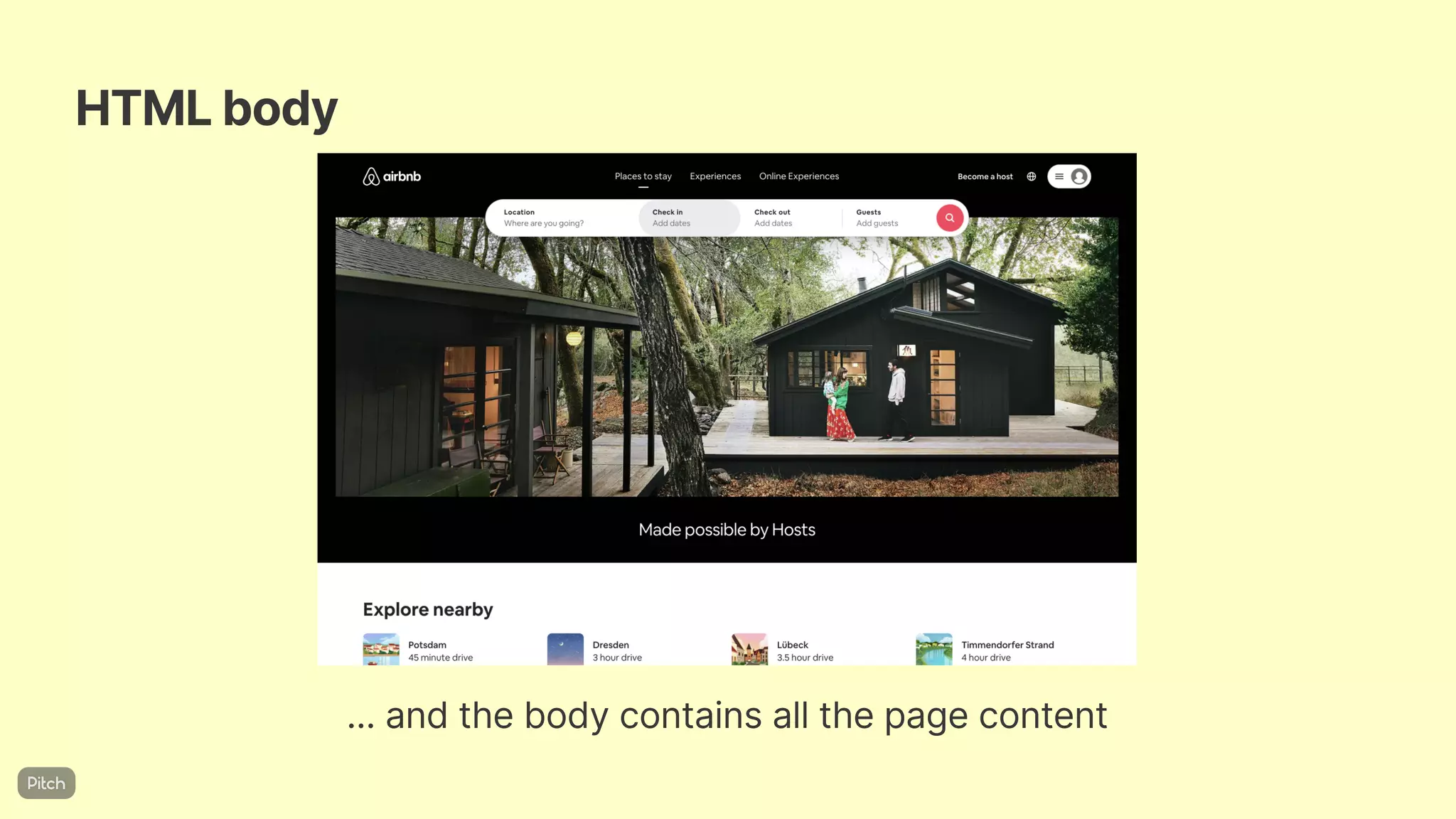 HTMLbody
...andthebodycontainsallthepagecontent