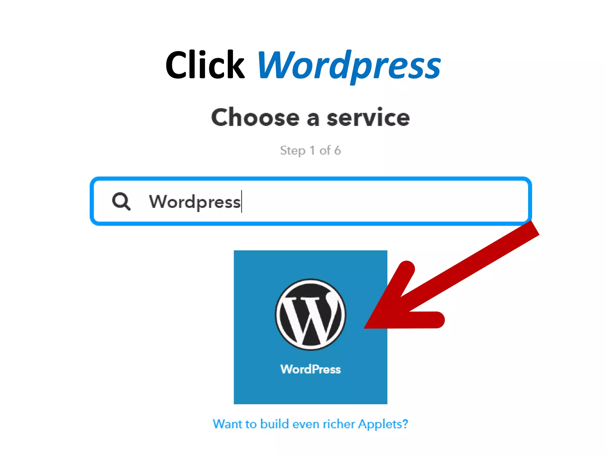 Click Wordpress
 
