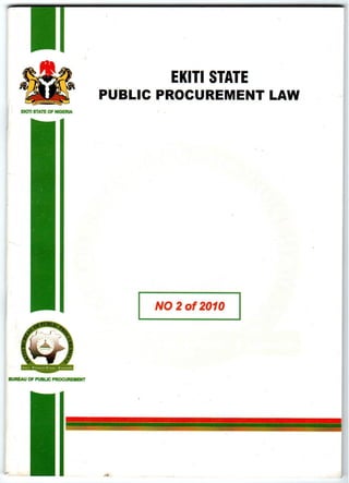 Ekiti State Public Procurement Law 2010