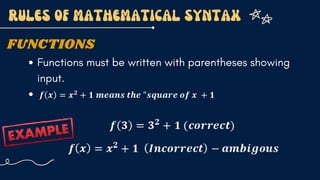 MATHEMATICAL LANGUAGE, SYMBOLS, SYNTAX AND RULES OF MATH.pdf