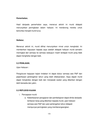 Contoh kajian tindakan pendidikan islam
