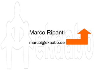Marco Ripanti [email_address] 