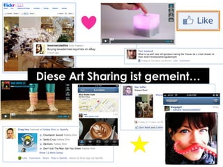 Share with me @ripanti #isarcamp # mww13 #sharing 4
Diese Art Sharing ist gemeint…
 