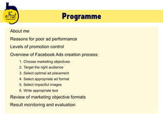 How to create effective Facebook Ads | PDF