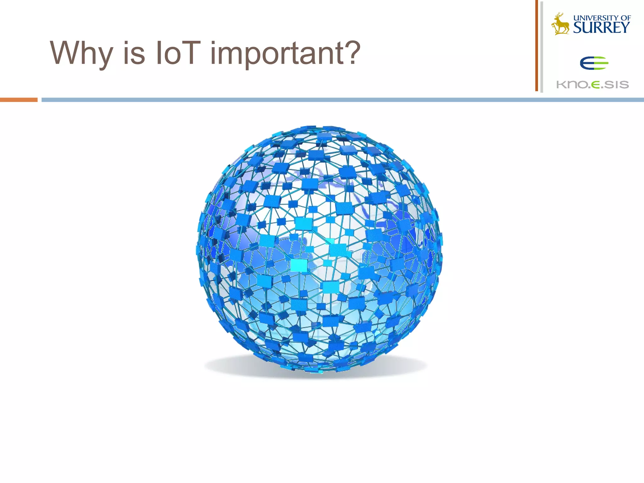 Why is IoT important?
 