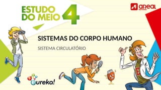 SISTEMAS DO CORPO HUMANO
SISTEMA CIRCULATÓRIO
 