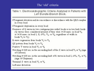 The ‘old’ criteria
 