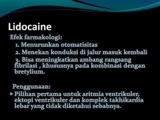 Lidocaine
 