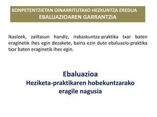 EKI ebaluazioa | PPTX