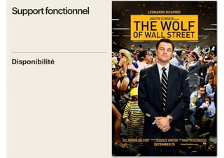 17
Disponibilité
Support fonctionnel
 