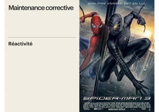 5
Réactivité
Maintenance corrective
 