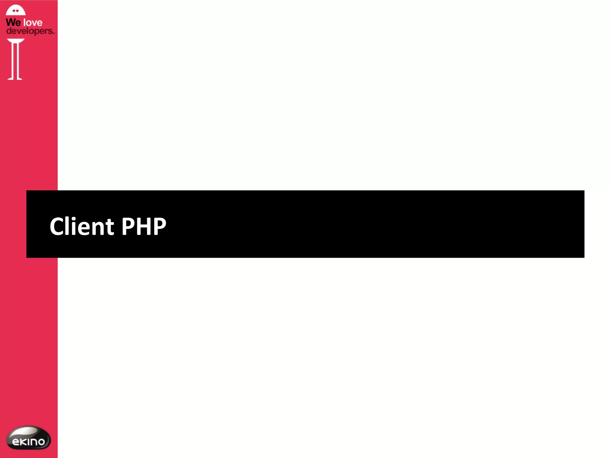 Client PHP

 