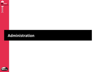 Administration

 