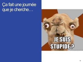 1616
Ça fait une journée
que je cherche…
 