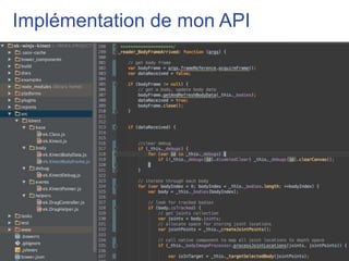 24
Implémentation de mon API
 