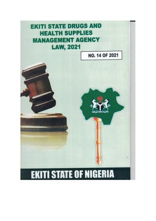 Ekiti State Drugs and Health Supplies Management Agency Law 2021
