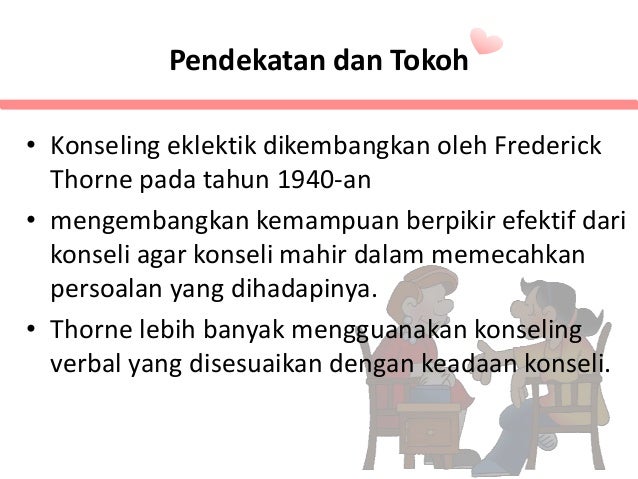 Pendekata Konseling Eklektik