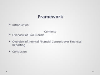 Ireac Overview IRAC norm for NPA BANKING AND RECOVERY BANK | PPTX