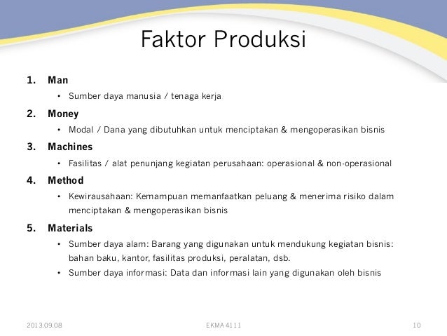 EKMA 4111: Modul 1