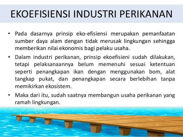 Ekoefisiensi Industri Perikanan