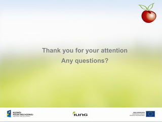 Thank you for your attention
Any questions?
 