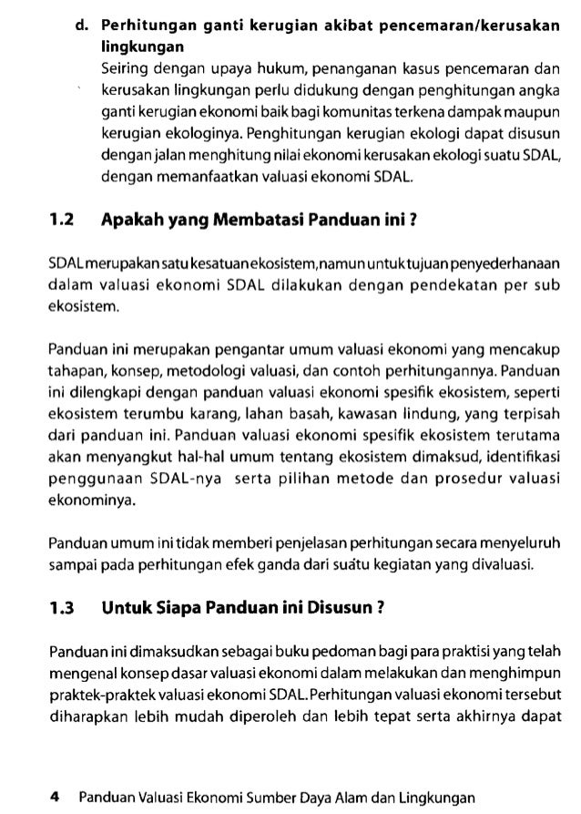 Ekoling3 Valuasi Ekonomi Sda Klh