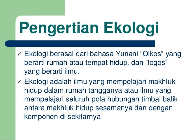 Ekologi 54245910