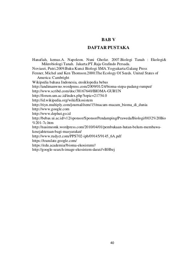 Makalh ekosistem darat