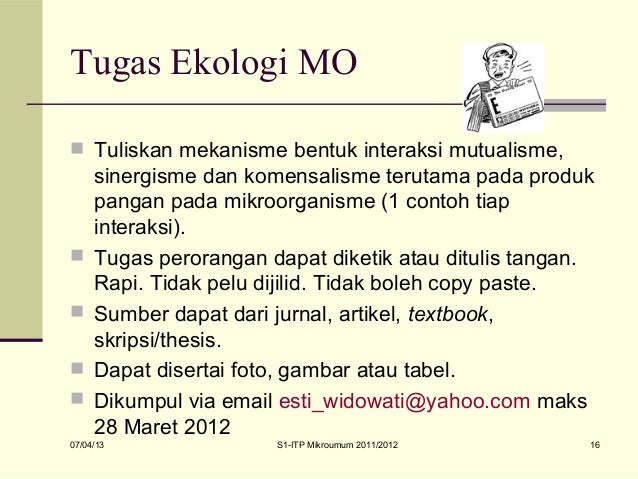 ITP UNS SEMESTER 2 Ekologi mikroorganisme interaksi antar 