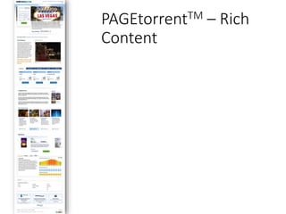 PAGEtorrentTM – Rich
Content
 