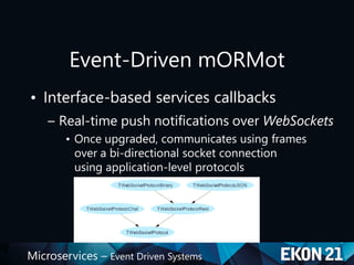 Ekon21 Microservices - Event Driven Design | PDF
