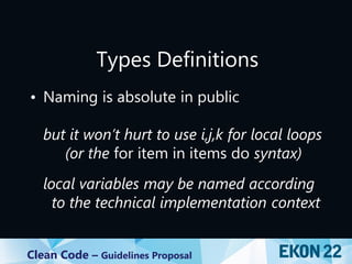 Object Pascal Clean Code Guidelines Proposal (at EKON 22) | PDF