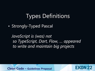 Object Pascal Clean Code Guidelines Proposal (at EKON 22) | PDF