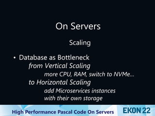 High Performance Object Pascal Code on Servers (at EKON 22) | PDF