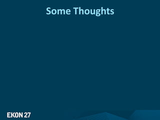 Some Thoughts
 