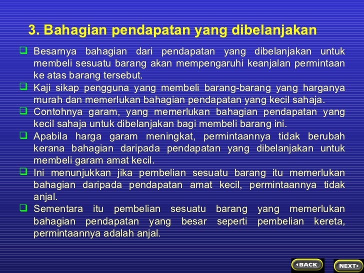 keanjalan permintaan dan penawaran