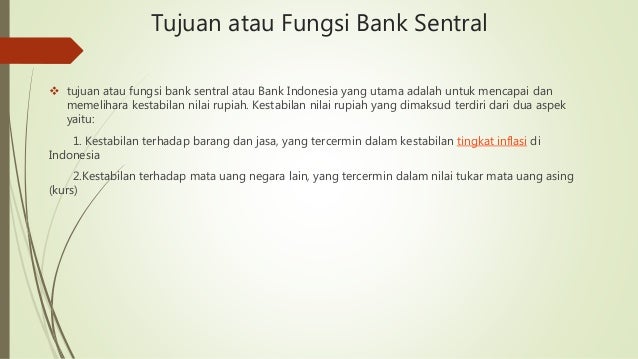 Tugas Ekonomi Bank Central I Made Aditya X Ipa 3 Ppt