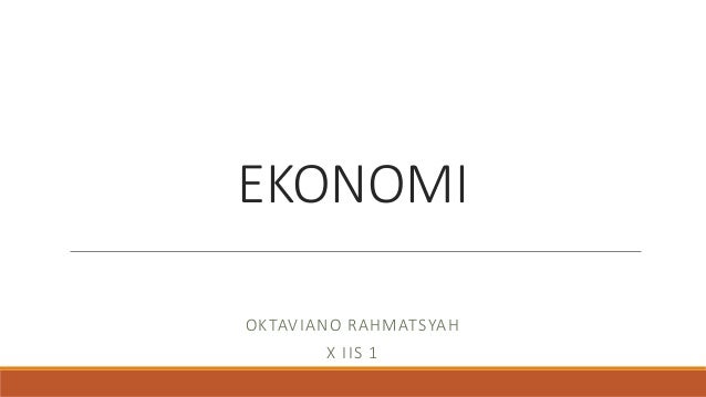 Bank Materi Ekonomi Kelas X