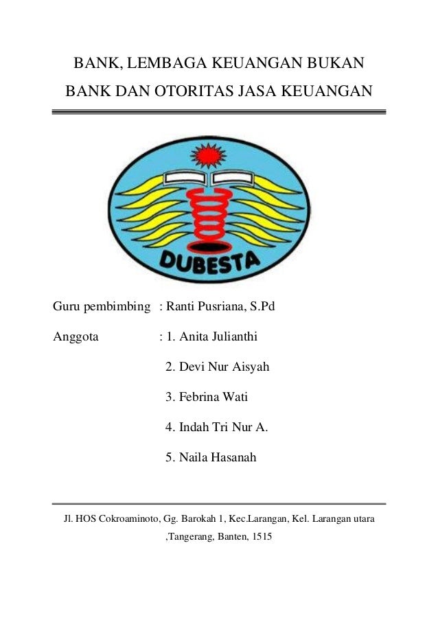 Tugas Eko 12 Febrina Wati Ranti Pusriana S Pd Bank Dan Lembaga Keuan