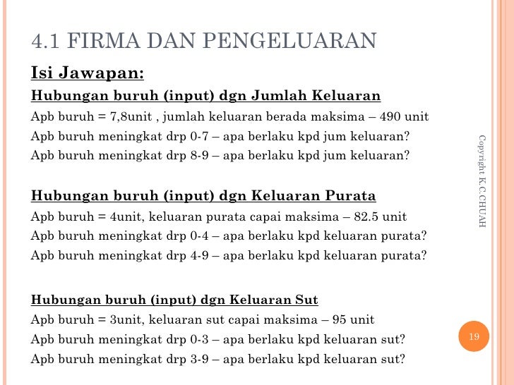 Ekonomi Asas Tingkatan 4 Unit 4 - Firma Sebagai Pengeluar