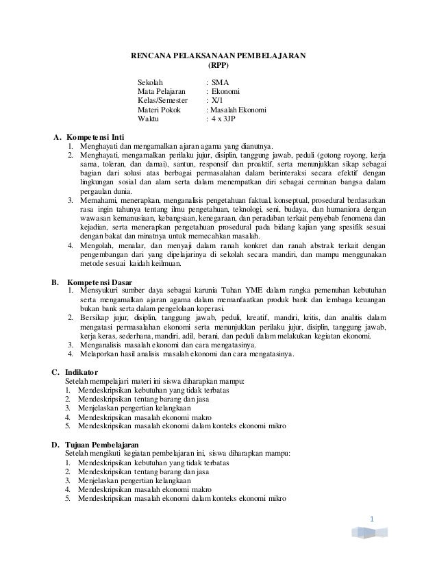 Ekonomi Esis Kur 2013 Rpp Kelas X Bab 02