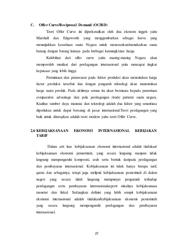 Ekonomi Internasional 1