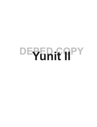 101
DEPED COPY
Yunit II
 
