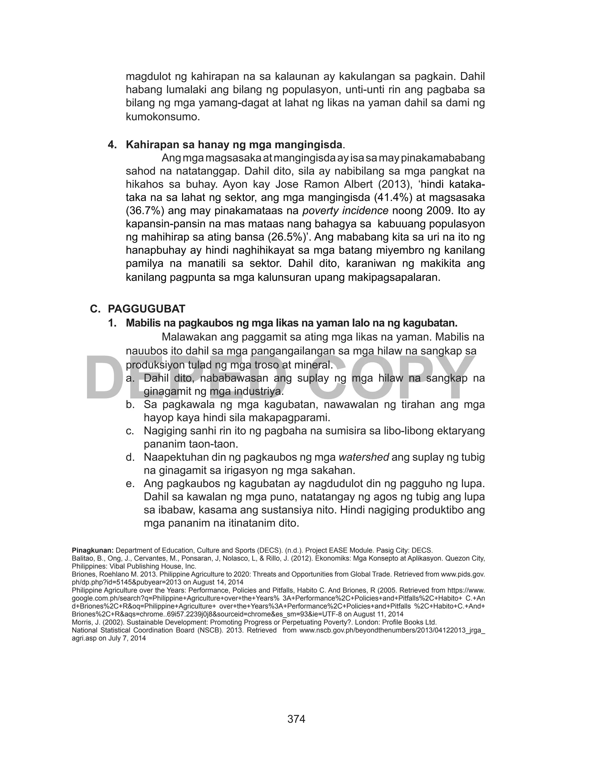 Ekonomiks Learning Module Yunit 4 | PDF