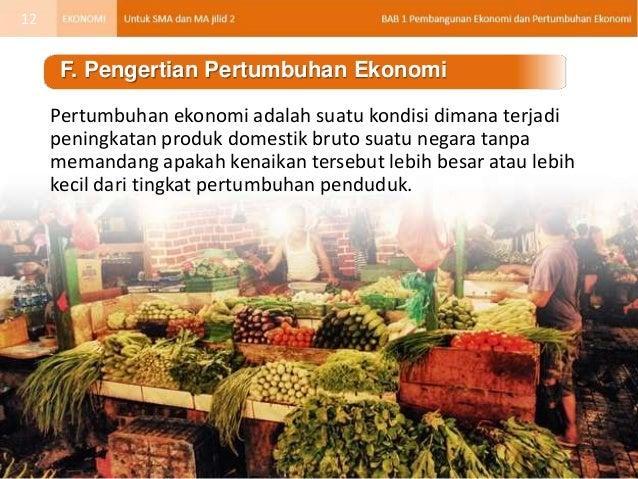 Bab. 1 Pembangunan Ekonomi & Pertumbuhan Ekonomi (Kelas XI 