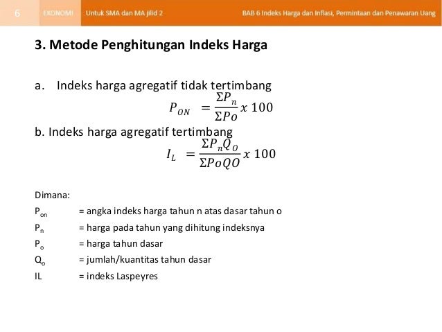 Bab 06 Indeks Harga Inflasi Kls Xi<script async src=
