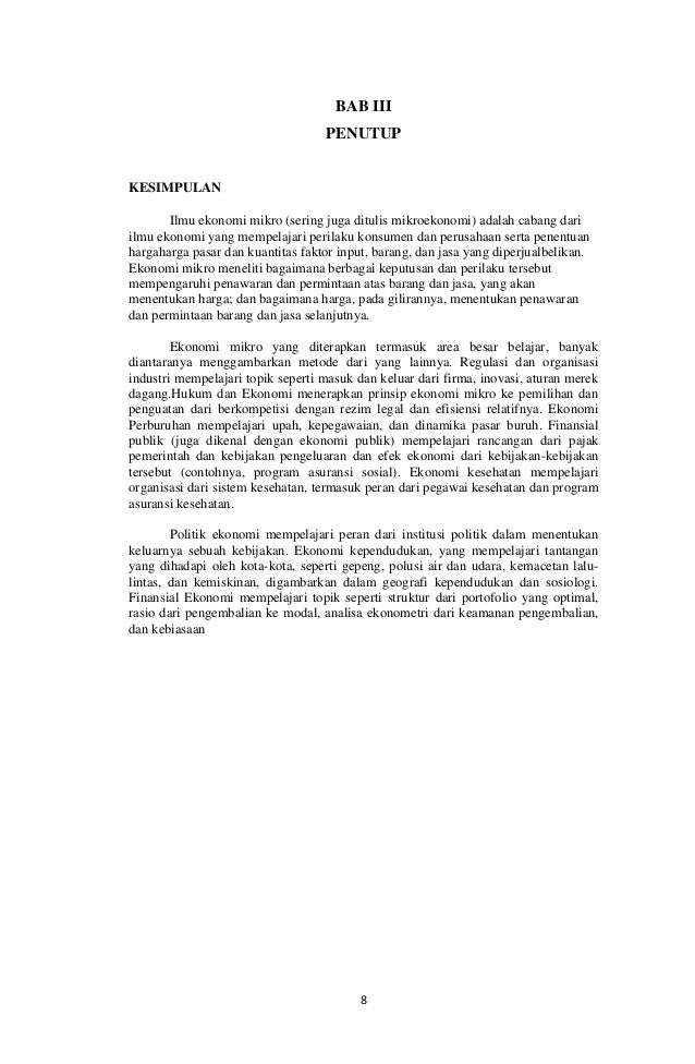 Ekonomi Mikro Islam Miftah Ll Everafter