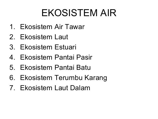 Ekosistem