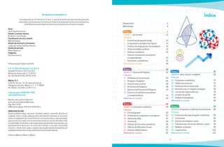 3
Bloque 1		 8
Desafío 1. Las carreras	 10
Prácticas
1.	 Ecuaciones de segundo grado	 12
2.	 Congruencia y semejanza de figuras	 14
3.	 Criterios de congruencia y de semejanza	 16
4.	 Proporcionalidad y gráficas	 18
5.	 Gráficas cuadráticas	 20
6.	 Eventos mutuamente excluyentes
	 e independientes	 22
7.	 Encuestas y estadísticas	 24
Matemáticas curiosas	30
Bloque 2		 28
Desafío 2. Teorema de Pitágoras	 30
Prácticas
8.	 Problemas de factorización	 32
9.	 Rotación y traslación	 34
10.	 Simetría axial y central	 36
11.	 El Teorema de Pitágoras	 38
12.	 Ejercicios del Teorema de Pitágoras	 40
13.	 Eventos mutuamente excluyentes
	 y complementarios	 42
Matemáticas curiosas	44
Bloque 3		 46
Desafío 3. Ecuaciones cuadráticas	 48
Prácticas
14.	 Fórmula general	 50
15.	 Problemas de congruencia y semejanza	 52
16.	 Teorema de Tales	 54
17.	Homotecia	 56
18.	 Gráficas de funciones cuadráticas	 58
19.	 Gráficas de diferentes formas	 60
20.	 Eventos independientes	 62
Matemáticas curiosas	64
Índice
Bloque 4		 66
Desafío 4. Seno, coseno y tangente	68
Prácticas
21.	 Sucesiones cuadráticas	 70
22.	 Sólidos de revolución	 72
23.	 Elementos de una línea recta	 74
24.	 Elementos de un triángulo rectángulo	 76
25.	 Las razones trigonométricas	 78
26.	 La razón de cambio	 80
27.	 Análisis en las gráficas	 82
Matemáticas curiosas	84
Bloque 5		 86
Desafío 5. Ecuaciones y sistemas de ecuaciones	 88
Prácticas
28.	 Ecuaciones de segundo grado y problemas	 90
29.	 Las cónicas	 92
30.	 Volumen de cilindros y conos	 94
31.	 Problemas de volumen de cilindros y conos	 96
32.	 Modelos no lineales	 98
33.	 Juegos justos	 100
Matemáticas curiosas	102
5 1
6
2
Pensamiento matemático 3
Fue elaborado por Ek Editores S. A. de C. V. para la Coordinación Sectorial de Educación
Secundaria, perteneciente a la Dirección General de Operación de Servicios Educativos,
de la Administración Federal de Servicios Educativos en el Distrito Federal.
Presentación	 4
Metodología	 6
Autor
Omar Vigueras Herrera
Edición y revisión técnica
M. Héctor Cano Pineda
Coordinación de arte y diseño
Marcela Novelo
Diseño de interiores y formación
Lylyán del Carmen Ramírez Ramírez
Diseño de portada
Mauro Machuca
Imágenes
Shutterstock Inc.
Primera edición: febrero de 2015
D. R. © 2015, Ek Editores, S. A. de C. V.
Avenida Pío X núm. 1210, Col. Pío X
Monterrey, Nuevo León, C. P. 64710
Tel.: (81) 83 56 75 05 y 83 35 17 04
México, D. F.
Calle Sur 26 núm. 16, Col. Agrícola Oriental
Delegación Iztacalco, México, D. F., C. P. 08500
Tel.: (55) 51 15 15 40 y 22 35 71 12
Lada sin costo: 01800 841 7005
www.ekeditores.com
Miembro de la Cámara Nacional
de la Industria Editorial Mexicana
Reg. Núm. 3728
ISBN edición digital: 978-607-8248-50-6
DERECHOS DE USO
Queda prohibido copiar, reproducir, distribuir, publicar, transmitir, difundir, en
cualquier modo o medio cualquier parte del material contenido en el archivo
(texto e imágenes) con fines distintos a los personales o educacionales
para los que fue creado, sin la autorización previa por escrito del editor. Sólo
se podrá bajar el material a una computadora personal por licencia para uso
exclusivamente personal y no comercial, limitado a una copia. Se prohíbe
remover o alterar de la copia u original toda aquella leyenda de derechos de
propiedad intelectual o la que manifieste la autoría del material.
Hecho en México / Made in Mexico
 